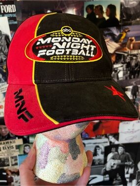Monday Night Football Red & Black Baseball Cap